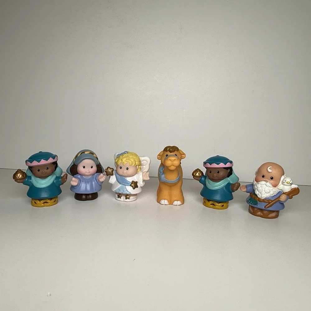 Fisher Price Little People Figure Toy Nativity Christmas Religious Noah Set Of 6